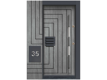 Porte d'entrée blindée PRKD  LUX - STR19 SYN