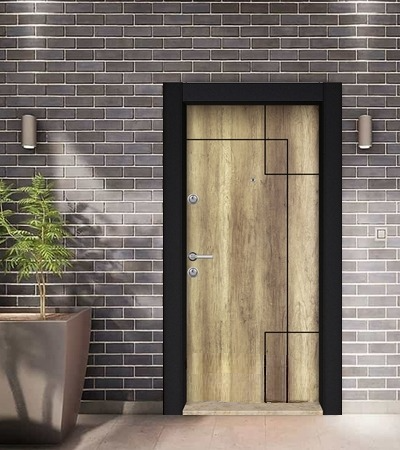 Porte blindée Parkdoor -Authentique- 9206 (L.:900mm ; H.:2000mm)