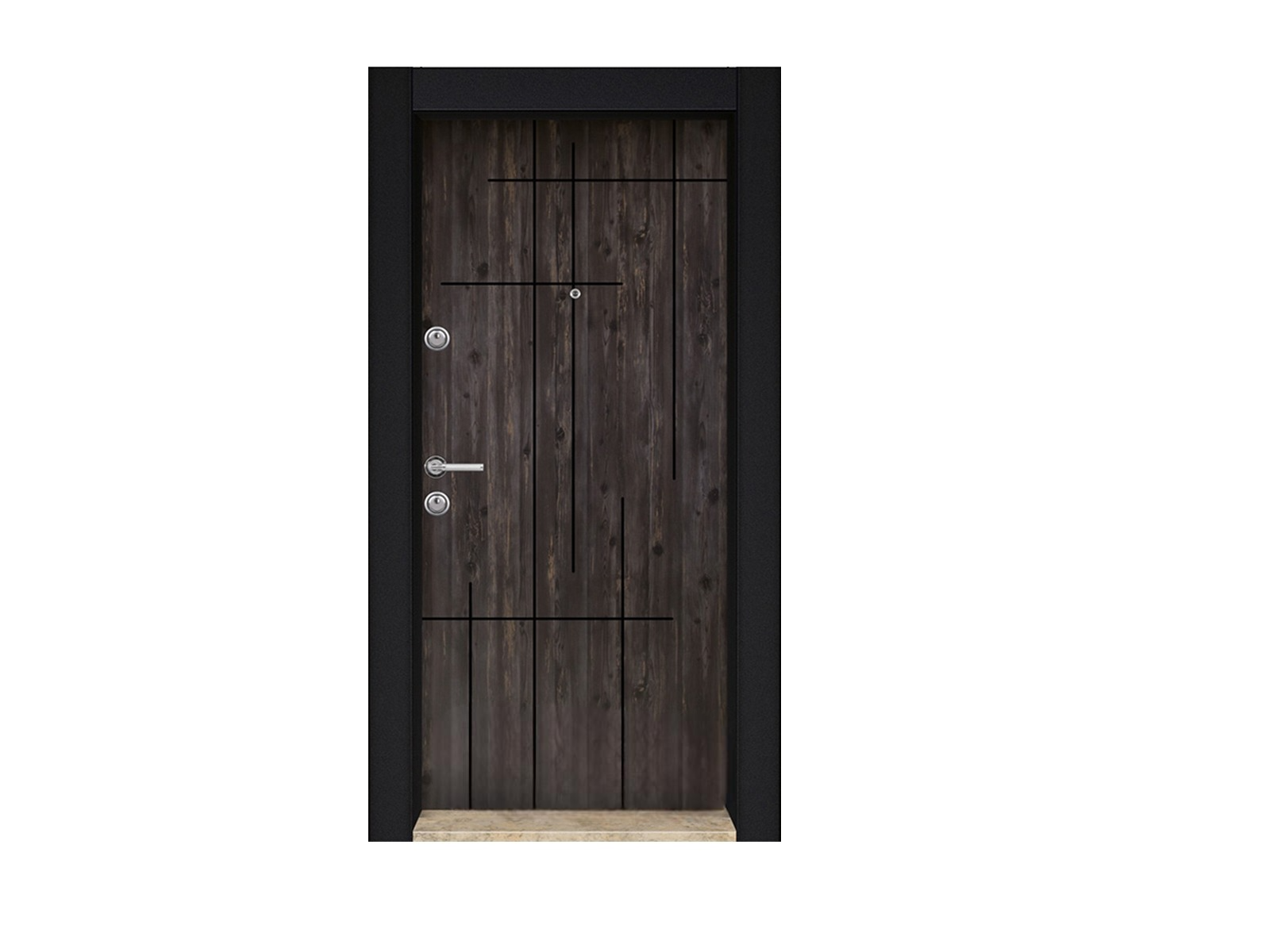 Porte blindée Parkdoor -RINGA- 9207 (L.:900mm ; H.:2000mm)