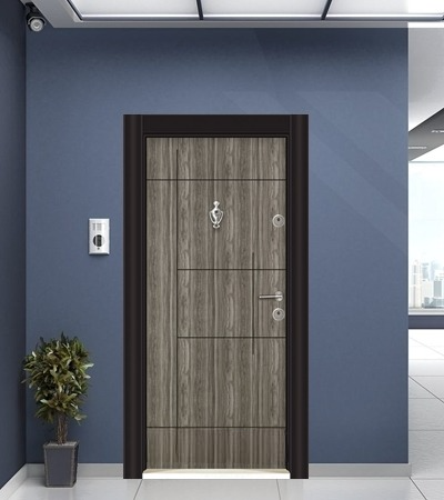 Porte blindée Parkdoor -SL203- 9228 (L.:900mm ; H.:2000mm)