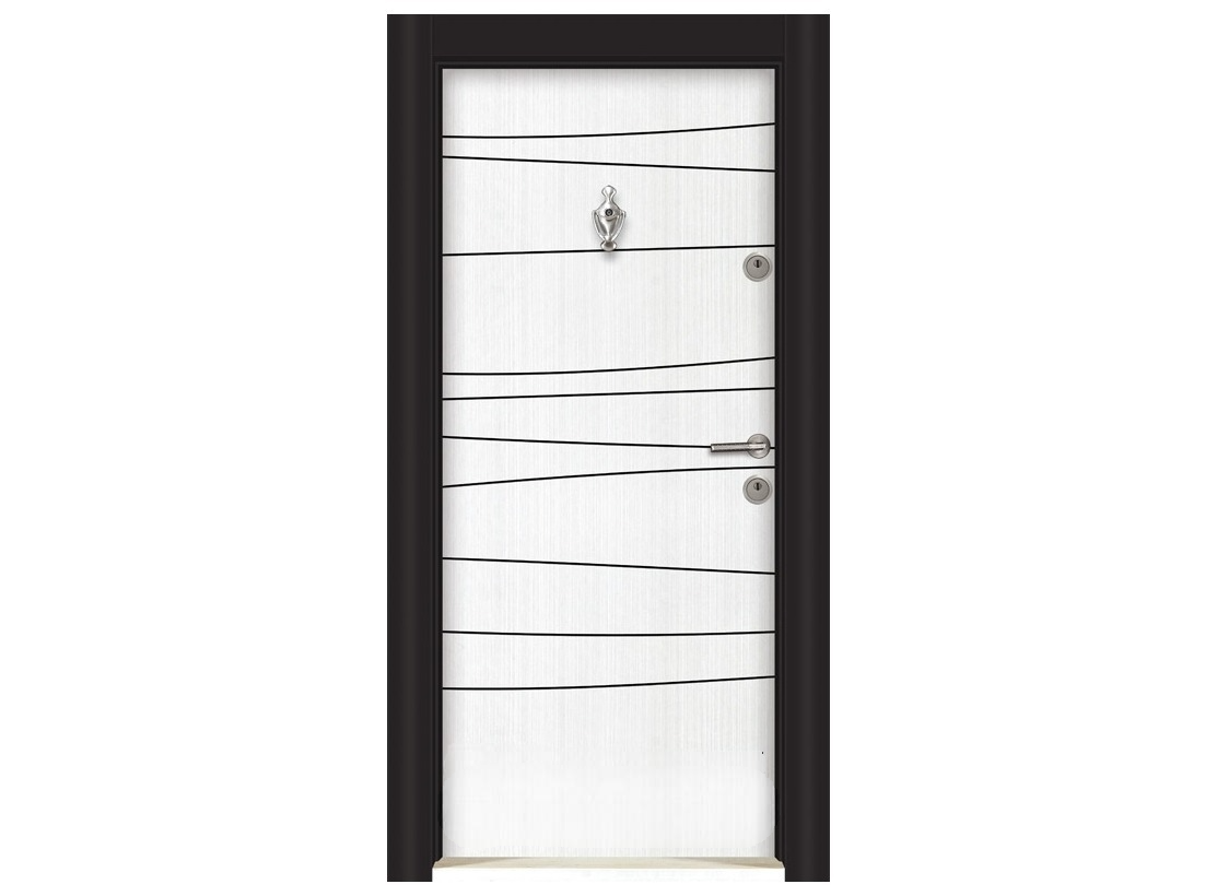 Porte blindée Parkdoor -SL206- 9230 (L.:900mm ; H.:2000mm)