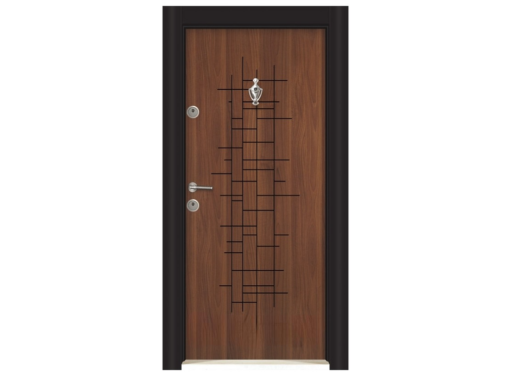 Porte blindée Parkdoor -SL207- 9231 (L.:900mm ; H.:2000mm)