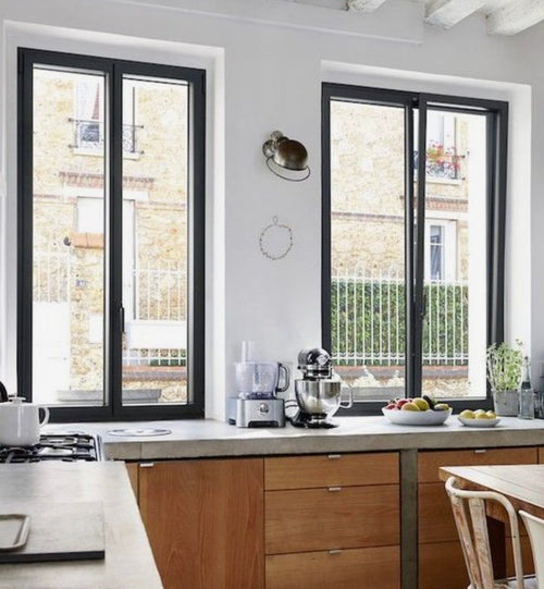 Fenêtre Aluminium deux cadres double ouvrant