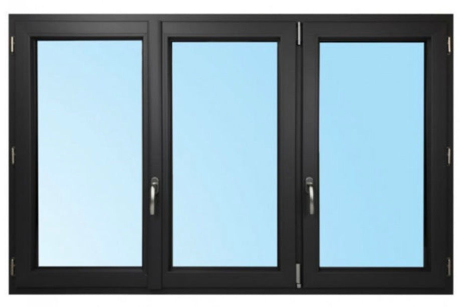 Fenêtre Aluminium trois cadres