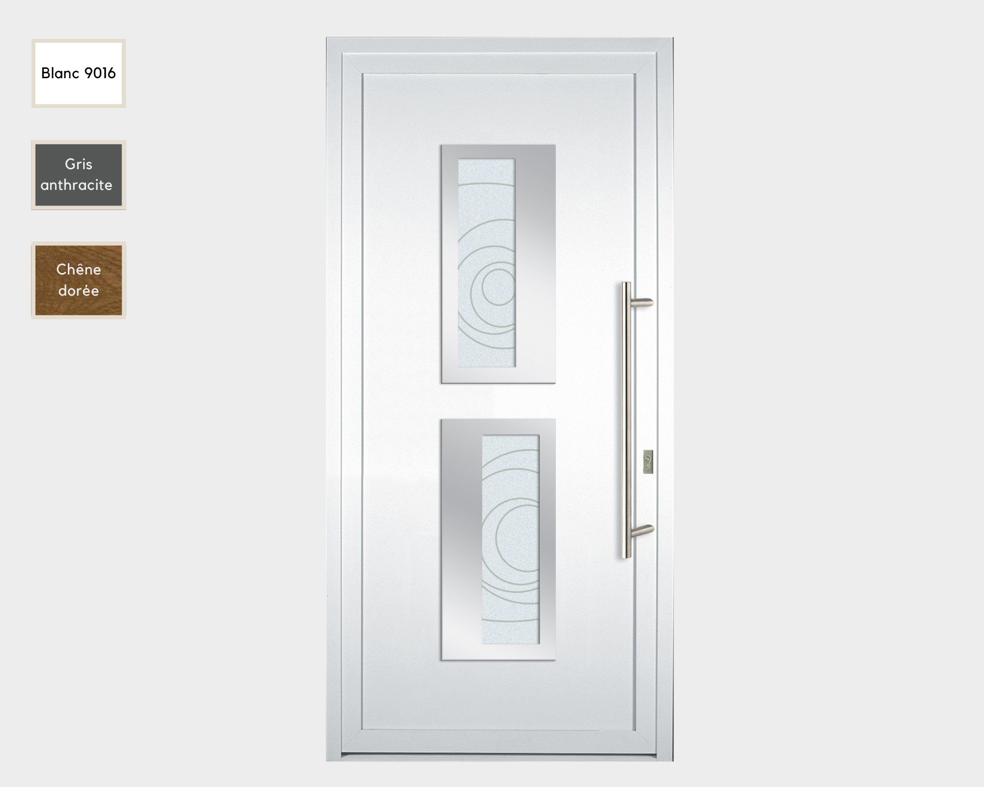 Porte d'entrée en  PVC AP 1301 - METSU