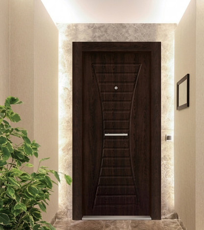 Porte blindée Outdoor -BET-Noyer