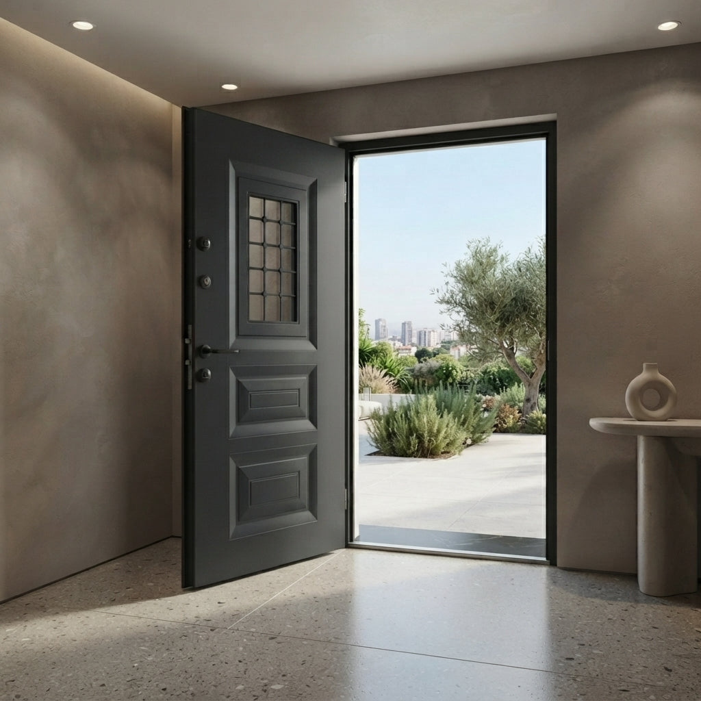 Porte d’entrée blindée D-141 Anthracite