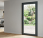 Porte-fenêtre en Aluminium [L.:1200mm x H.: 2150 mm ]