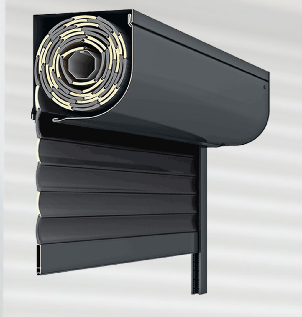 Volet roulant motorisé STANDART ROUND - 50  RAL 7016