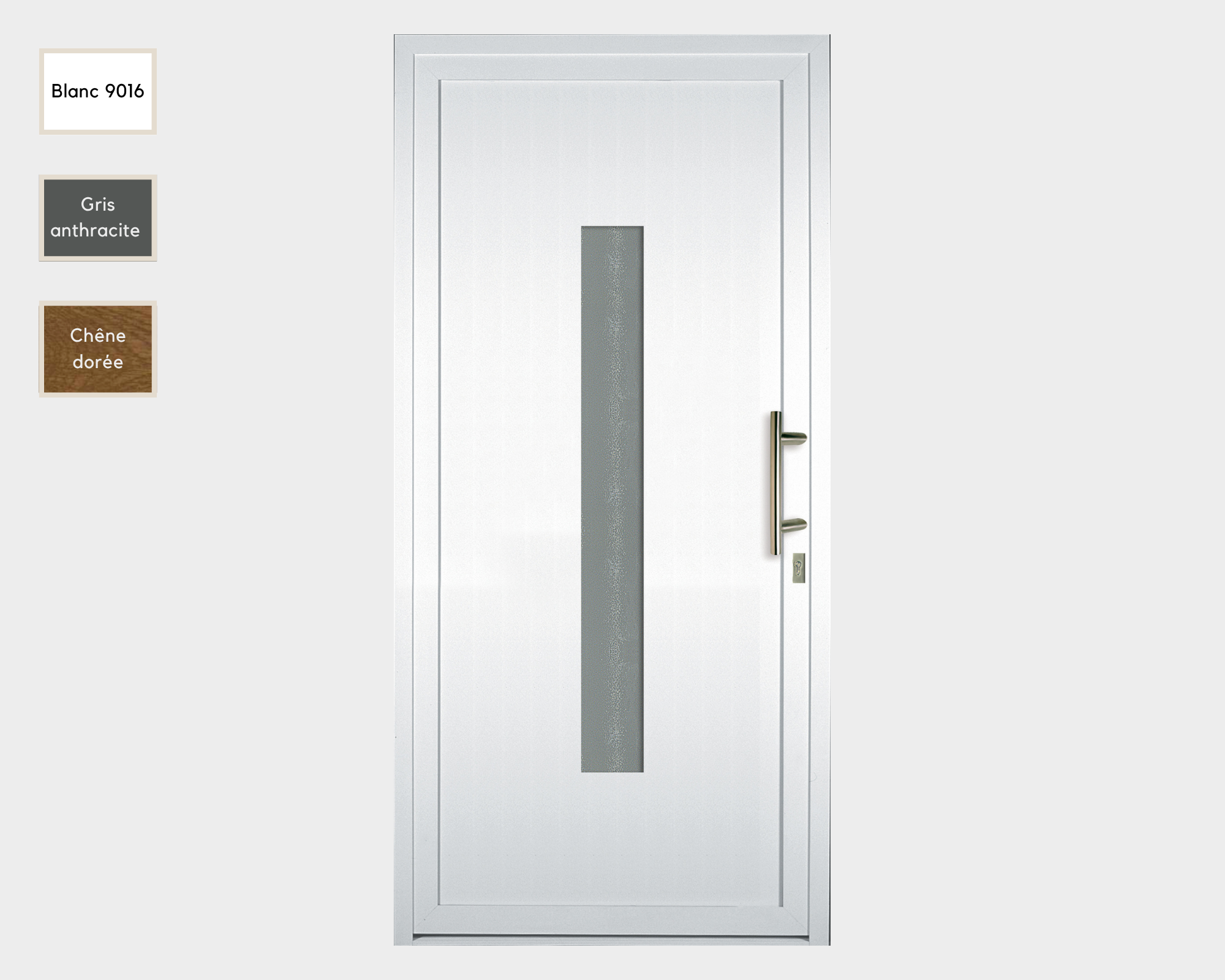 Porte d'entrée en  PVC AP 1406 - VENSO