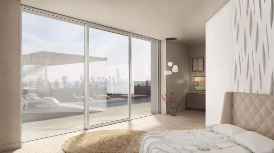 Châssis coulissant en aluminium à soulèvement 4 ventaux  SMARTIA S560 (L.:4000mm x H.:2400mm)