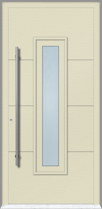 Porte d'entrée en aluminium TRADITIONAL DESIGN 5141-1120-9