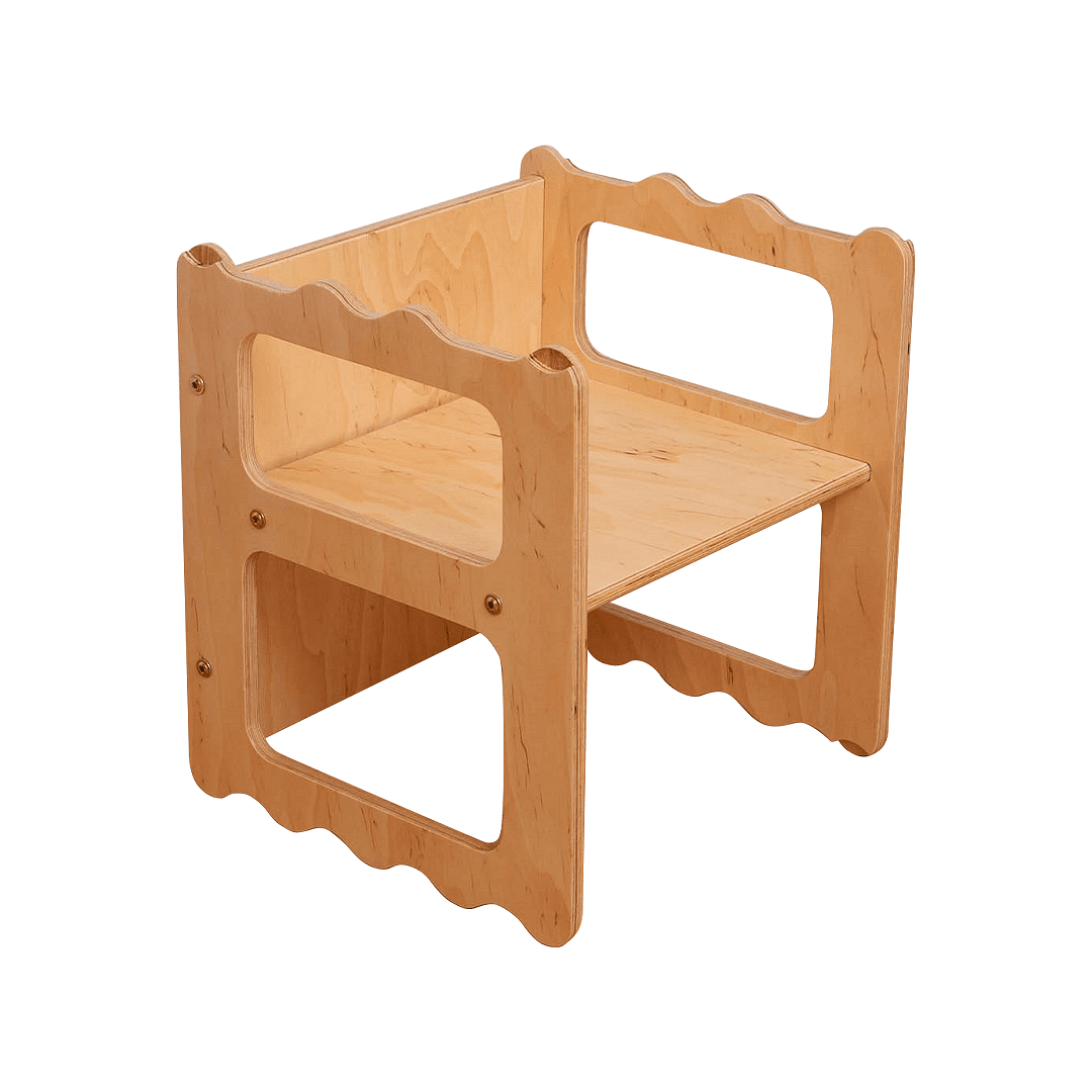 142_Chaise pour enfant en bois robuste et stable