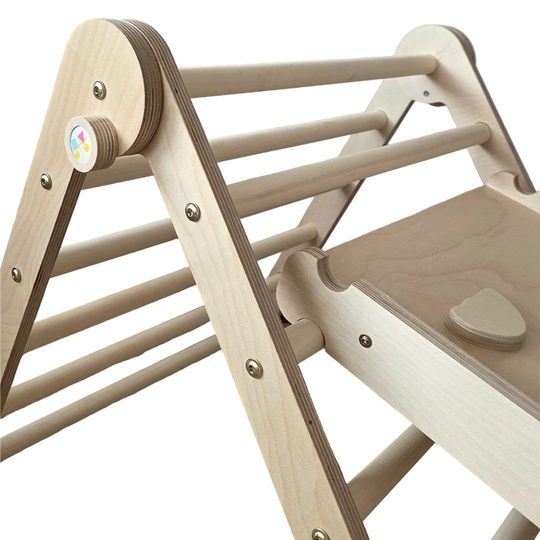 117_Triangle de Pikler pliable 3-en-1 pour enfants (motricité et équilibre)